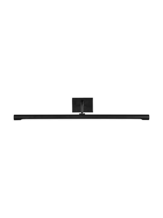 Active Jet Modern Wall Lamp with Integrated LED and Natural White Light Black Width 60cm