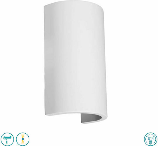 SoleLuce Artemis Leuchte Wand Weiß 11cm SoleLuce Artemis Leuchte Wand Weiß 11cm