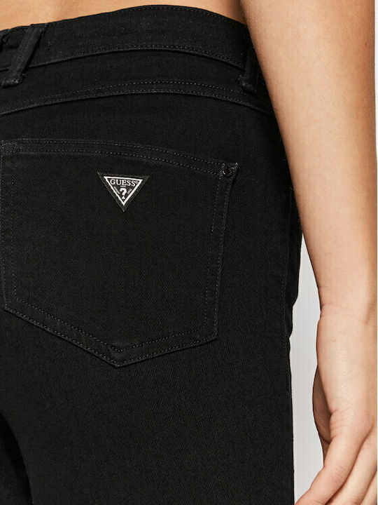 1981 Ψηλόμεσο Γυναικείο Jean Παντελόνι σε Skinny Εφαρμογή Μαύρο