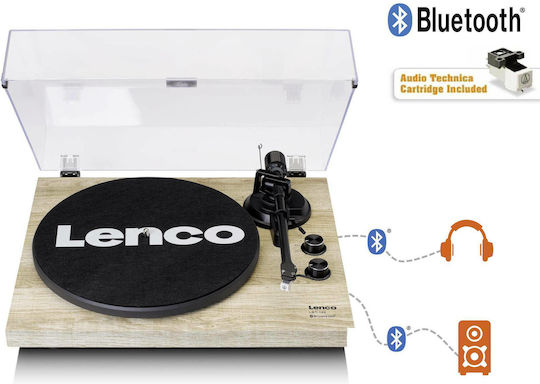 Lenco LBT-188 LBT188PINE Turntables with Preamp Beige