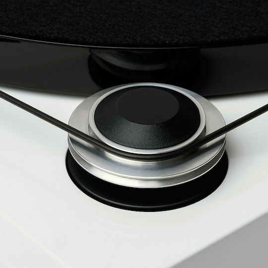 Pro-Ject Audio T1 EVO Phono + Ortofon OM10 & Phono Stage Грамофон с Задвижване с ремък и Вградено предусилване Матиран бял