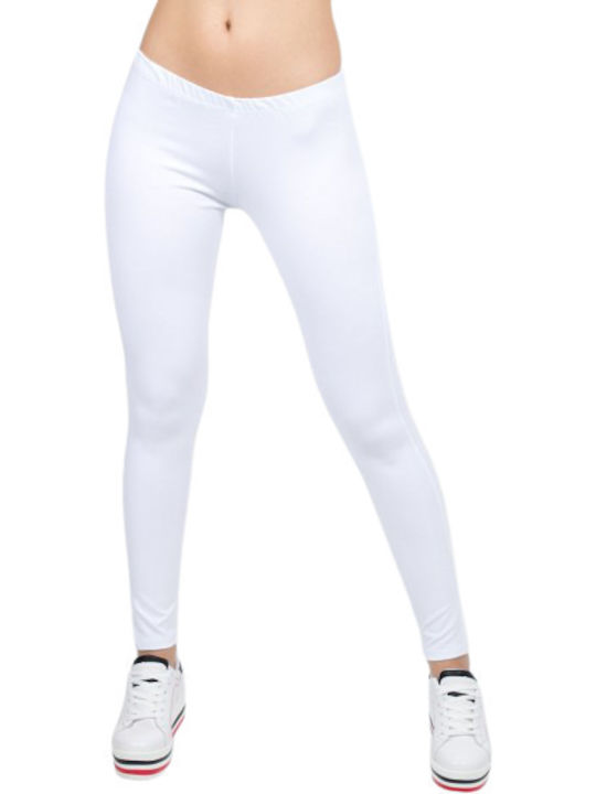 Women's Long Training Legging White
