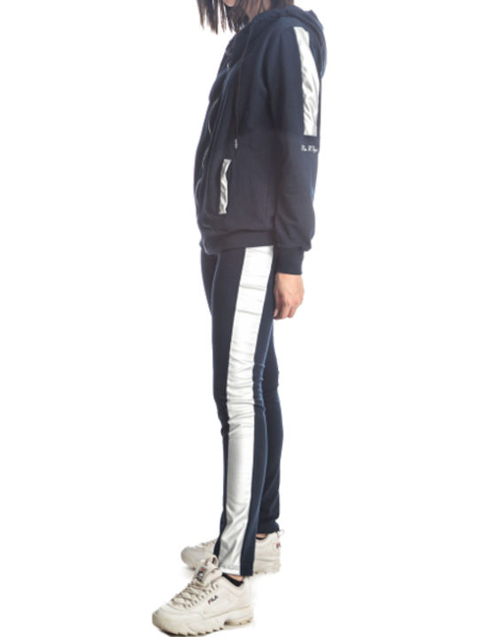 Training Γυναικείο Μακρύ Κολάν Black/Silver