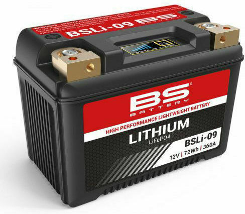 BS Литиеви Мотоциклетна батерия YTZ7-BS 360Спецификация с капацитет 72Wh