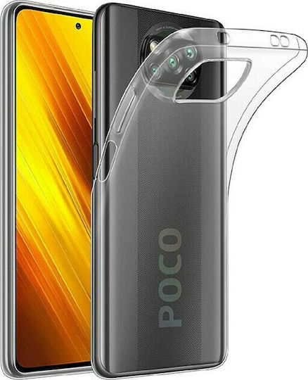 Hurtel Ultra Slim Back Cover Silicone 0.5mm Transparent (Poco X3 NFC / X3 Pro)