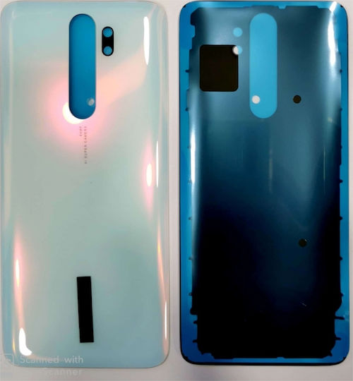 White Battery Cover for Xiaomi Redmi Note 8 Pro