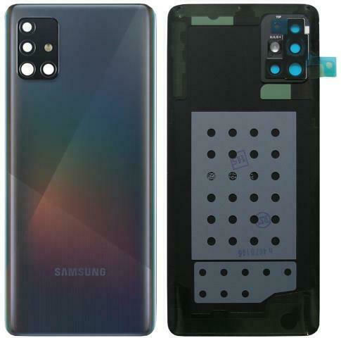Samsung Καπάκι Μπαταρίας Prism Crush Black για Galaxy A51