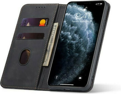 Bodycell PU Leather Synthetic Leather Book Black (iPhone 11)