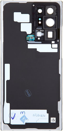 Samsung Καπάκι Μπαταρίας Mystic Black για Galaxy Note 20 Ultra