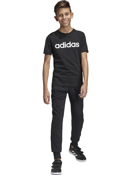 Kinder-T-Shirt Schwarz ESSENTIALS LINEAR