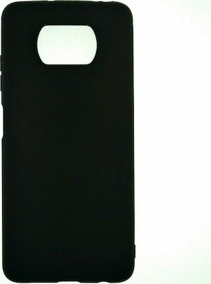 Silicone Back Cover Black (Poco X3 NFC / X3 Pro)