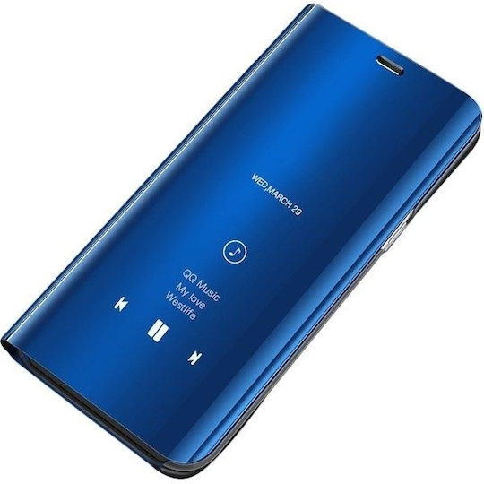 Hurtel Clear View Book Πλαστικό Γαλάζιο (Redmi Note 8 Pro)