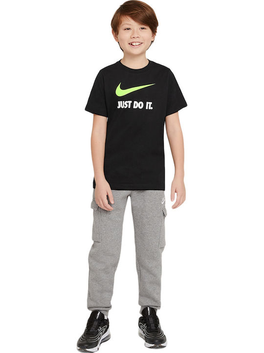 Kids' T-shirt Black SWOOSH