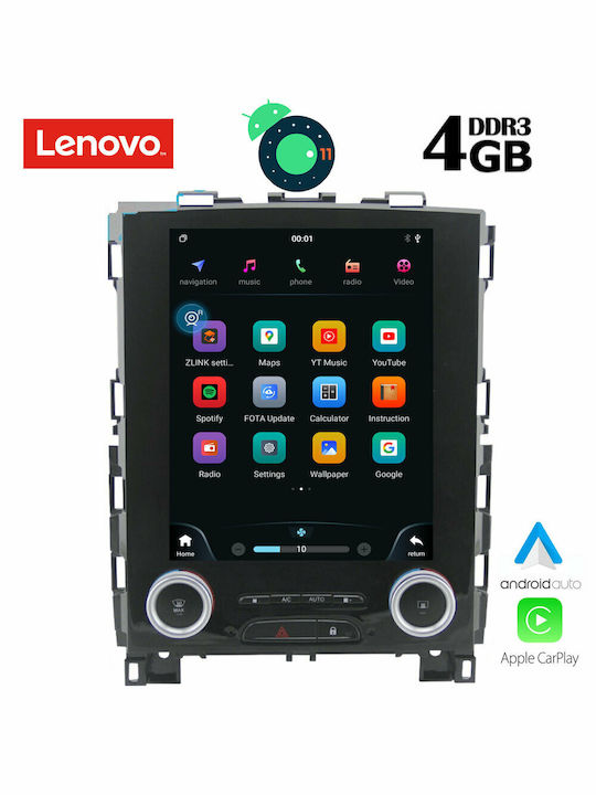 Lenovo Sistem Audio Auto pentru Renault Koleos / Megane 2016+ (Bluetooth/USB/AUX/WiFi/GPS/Apple-Carplay/Partitură) cu Ecran Tactil 9.7" DIQ_SSX_9998