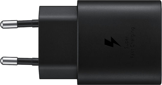 Samsung Încărcător Fără Cablu cu Port USB-C 25W Livrarea energiei Negruς (EP-TA800N Retail)