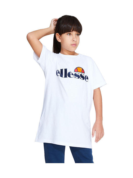 Ellesse Tricou pentru copii Alb Jena