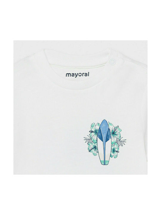 Mayoral Παιδικό T-shirt Λευκό