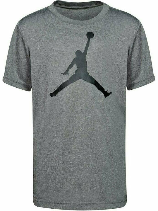 Kinder-T-Shirt Dri-Fit Gray
