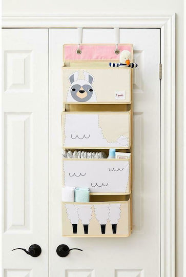 3 Sprouts Baby Wall Banner Llama Pink