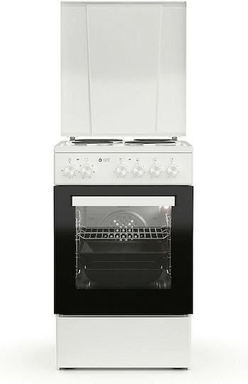 Thermogatz TGS E50 WH Aragaz 47lt cu Plite Emailate L50cm. White