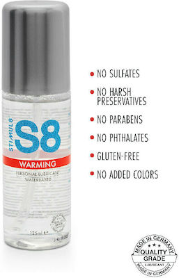 Stimul8 S8 Warming Vaginal Lubricant Water-based Lubricant 125ml