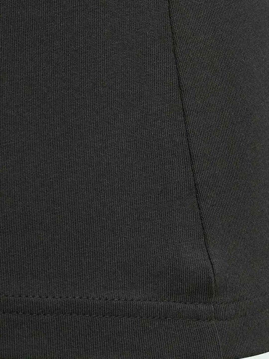 Kinderoberteile T-Shirt Schwarz Essentials Zwei-Farben Großes Logo