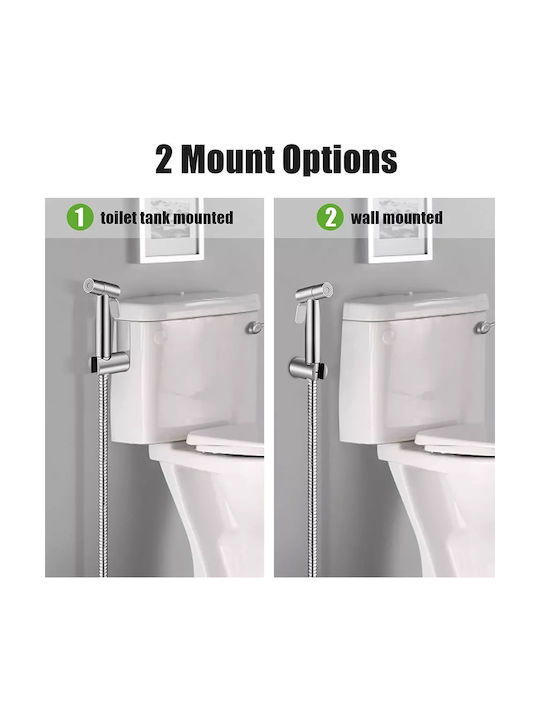 Mellrain T103 Bidet Set Silver