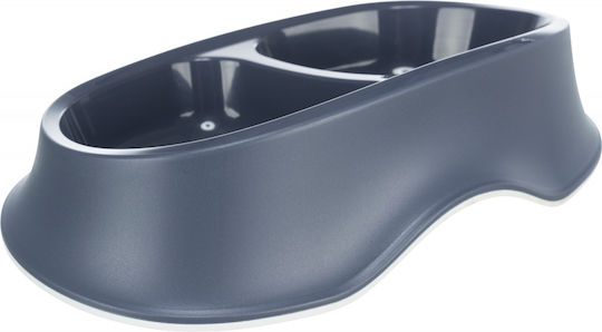 Trixie Kunststoff Schalen Futter & Wasser für Hund auf Basis von 2x 250ml in Blau Farbe