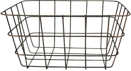 Ankor Obstschale Metallisch Schwarz 24x18x12cm