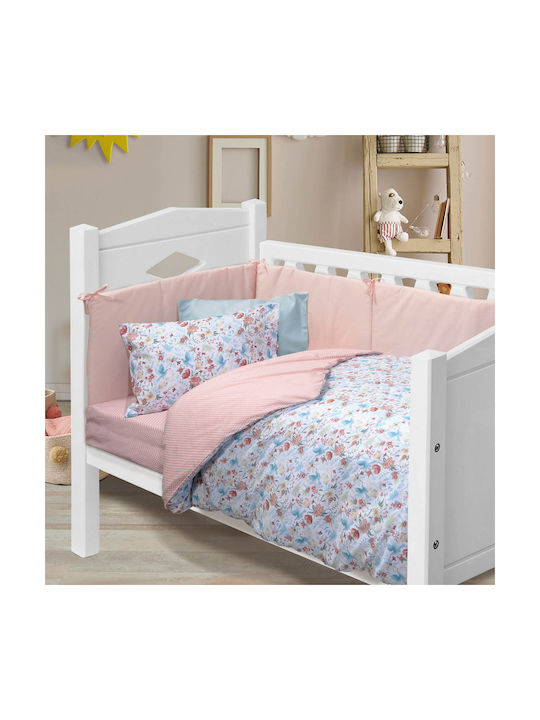 Das Home Fun Baby Sheets Set Crib Cotton Multicolored 130x170cm 3pcs