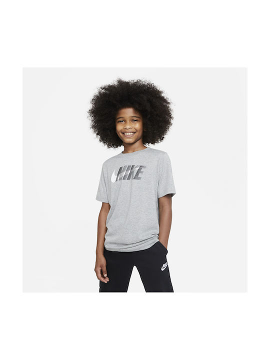 Nike Παιδικό T-shirt Γκρι