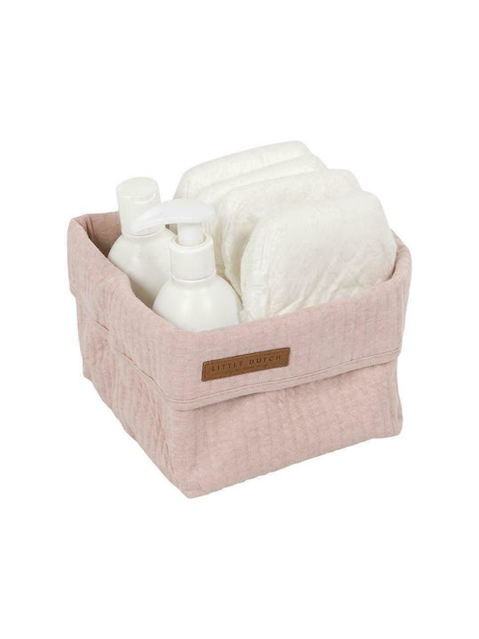 Little Dutch Бебешка кошница за козметика Pure Square Розов 1бр