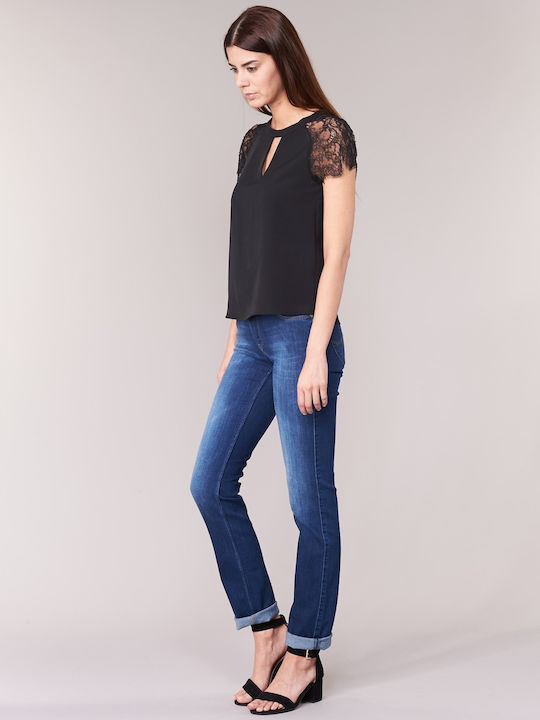 Marion Γυναικείο Jean Παντελόνι Mid Rise σε Κανονική Εφαρμογή