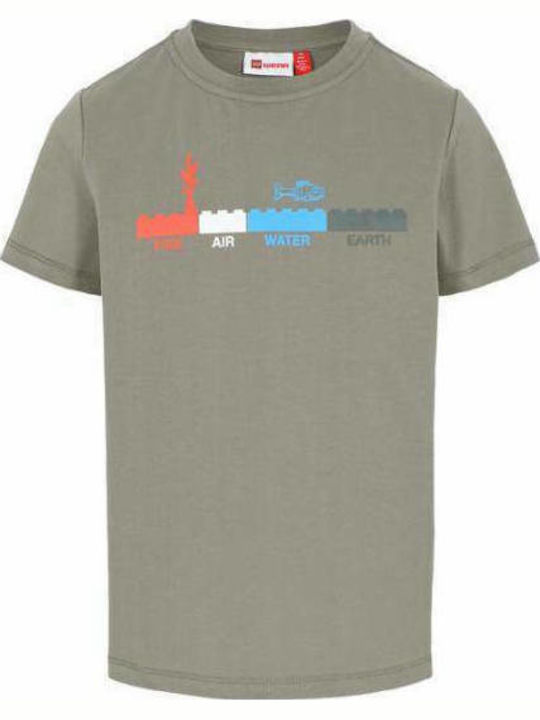 Παιδικό T-shirt Χακί