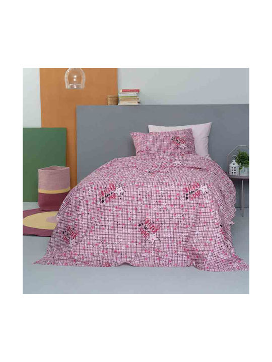 Palamaiki Sheet Set Semi-double Cotton Cluster Lilac 170x260cm 3pcs
