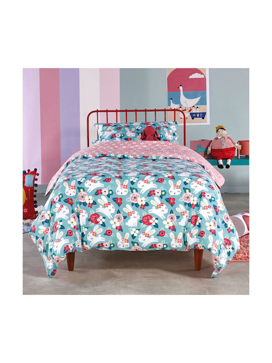 Kentia Sheet Set Single Cotton Honey 170x270cm 3pcs