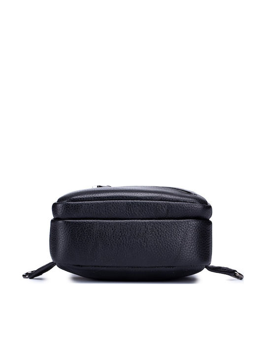 XB-131 Leather Men's Bag Sling Black