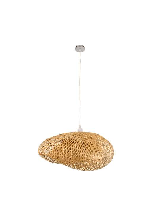 GloboStar Mexico Lustră Bej Boem Rețea cu Dulie E27 85x55x36cm.