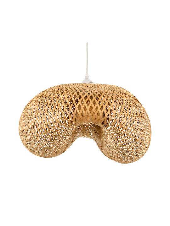 GloboStar Mexico Lustră Bej Boem Rețea cu Dulie E27 85x55x36cm.