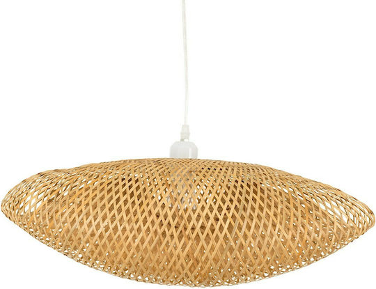 GloboStar Mexico Hängelampe Beige Boho Raster mit Fassung E27 65x46x30cm.