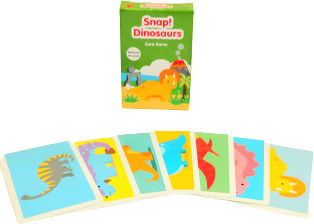 Board Game Snap Δεινόσαυροι 3+ Years Old (EN) Big Jigs