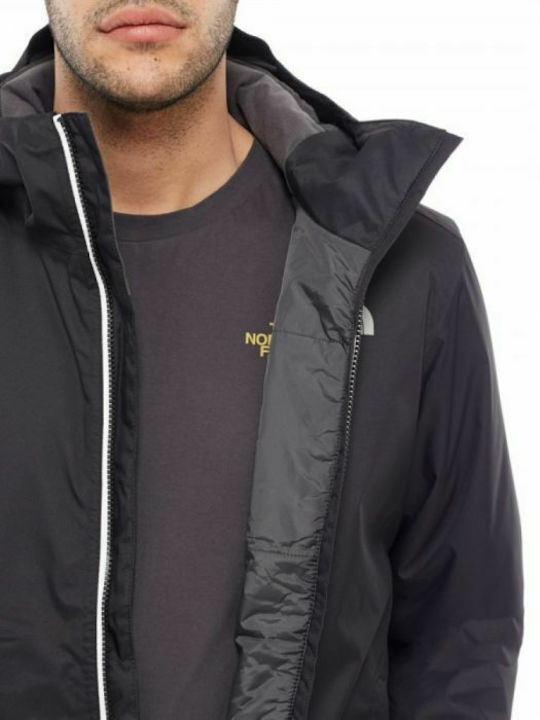Quest Insulated Winter Jacket Waterproof and Windproof Black