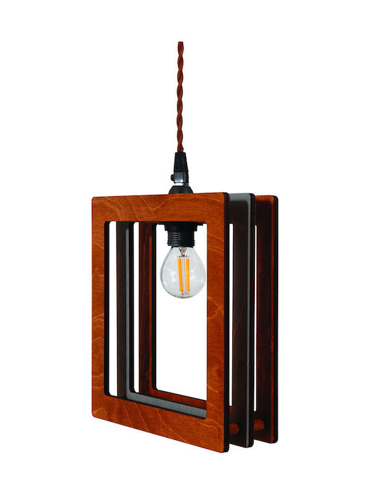 ARlight Pendant Light Brown with Socket E27 37x5x97cm