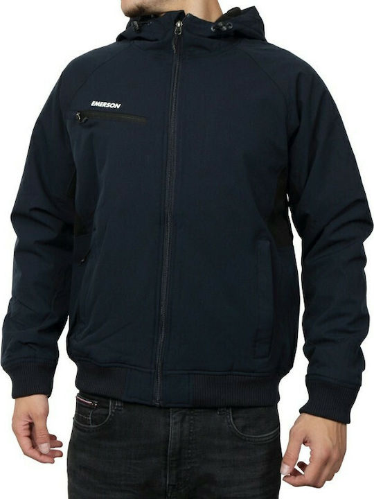 Geci Barbati Bomber Albastru Marin 212.EM10.40-K9-Albastru Marin