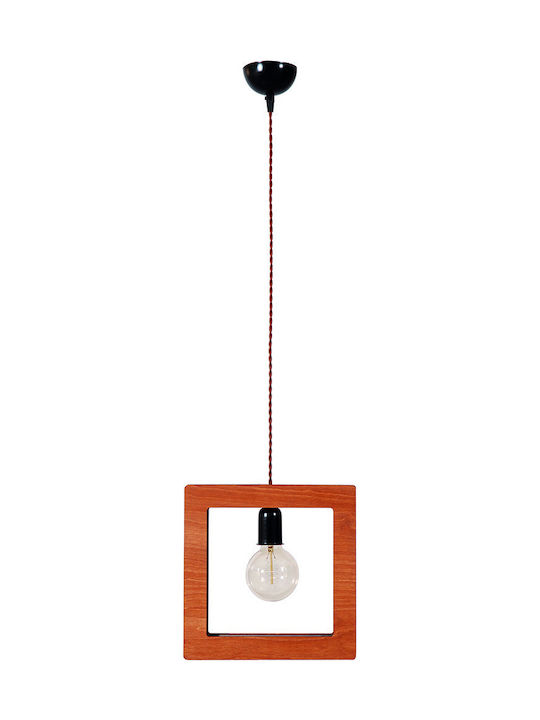 ARlight Pendant Light Brown with Socket E27 22x6x80cm