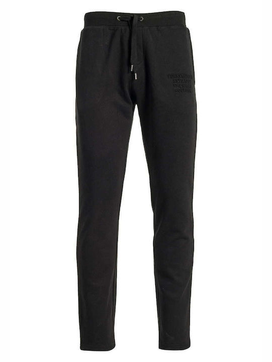 FBM004-02202 Men's Sweatpants with Rubber Black