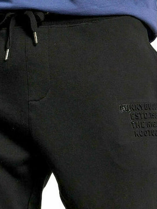 FBM004-02202 Men's Sweatpants with Rubber Black