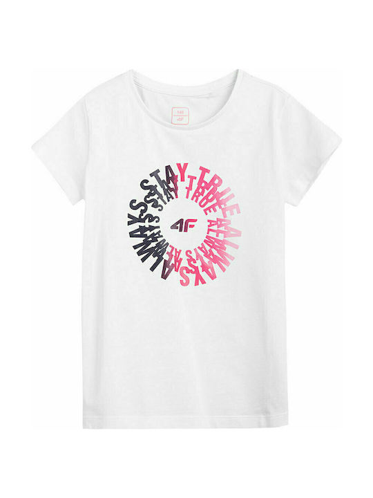 4F Kids T-shirt White