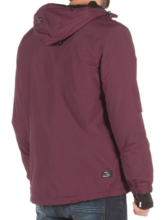 Winter Jacke Wasserdicht Burgundisch