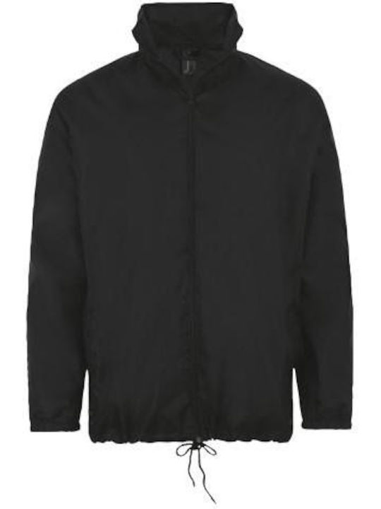 Winter Jacket Waterproof and Windproof Black